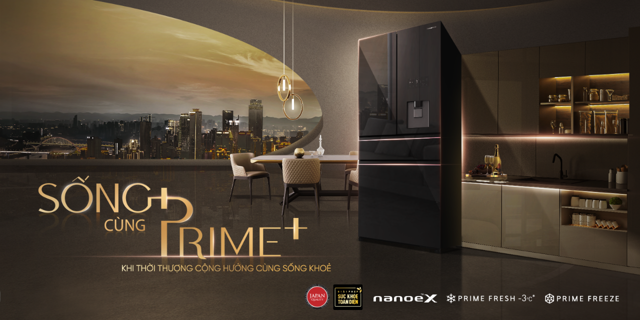 SỐNG PLUS CÙNG TỦ LẠNH PANASONIC PRIME+